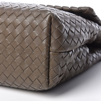 Bottega Veneta Nappa Intrecciato Medium Olimpia Bag Steel 9 of 9
