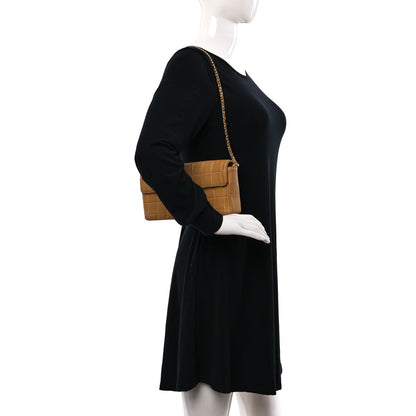 Chanel Lambskin East West Chocolate Bar Flap Beige 2 of 10