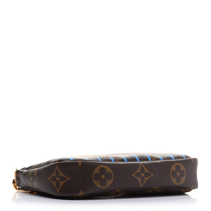 Louis Vuitton Monogram 2020 Christmas Animation Roller Coaster Mini Pochette Accessories Pivoine 4 of 9