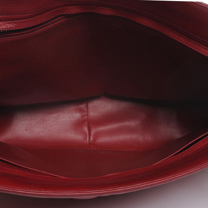 Chanel Lambskin Quilted Shoulder Bag Red 5 of 7