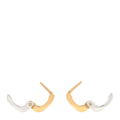 Louis Vuitton Nanogram Earrings Gold 3 of 5