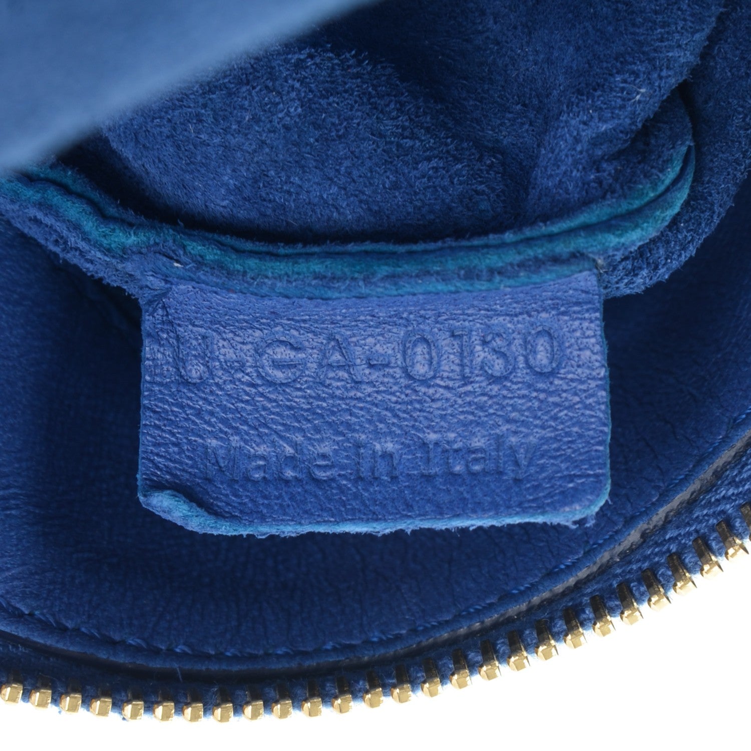 Celine Lambskin Vertical Bi-Cabas Blue 7 of 7