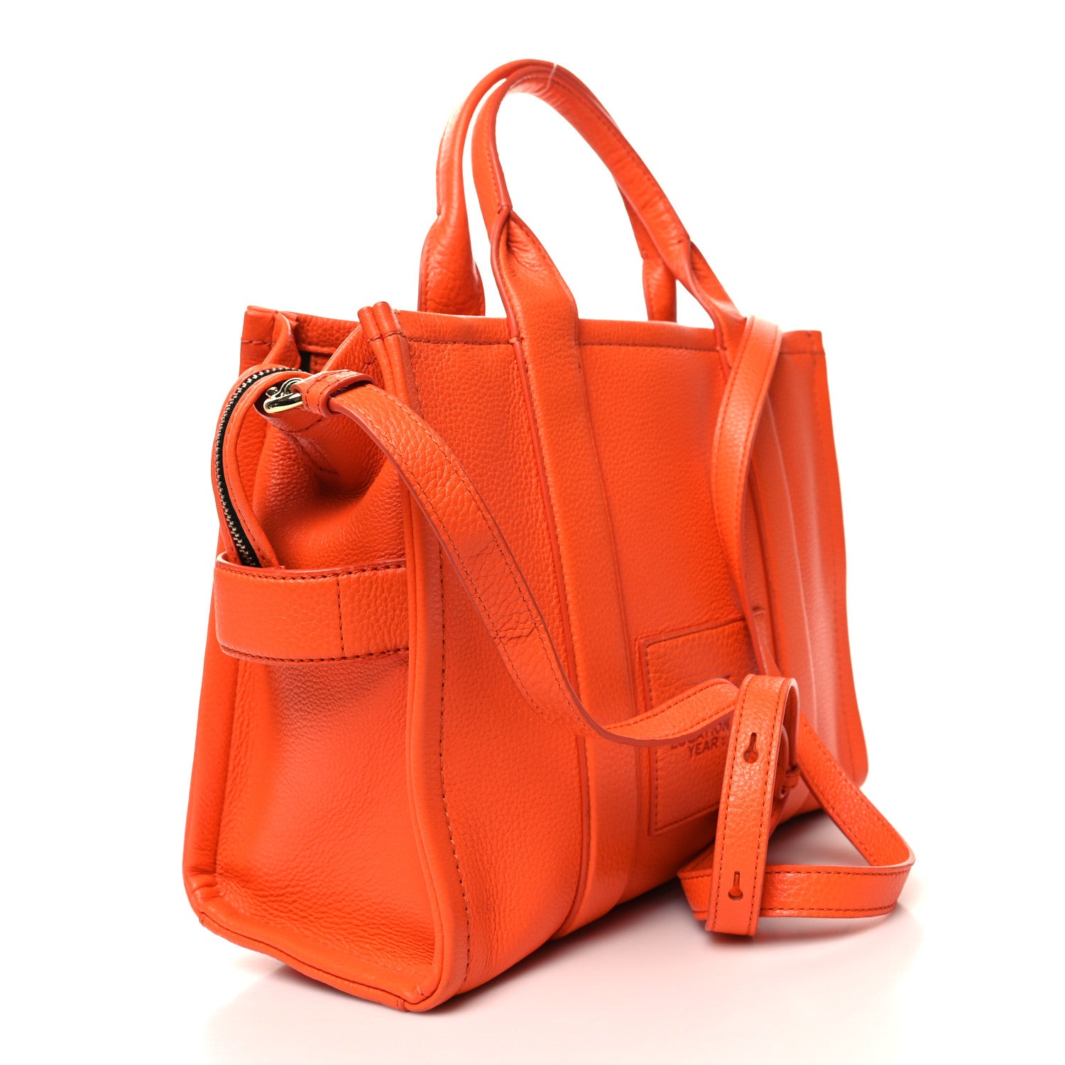 Marc Jacobs Grained Calfskin Medium The Tote Bag Dragon Fire 3 of 15