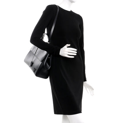 Louis Vuitton Epi Cluny MM Black 2 of 11