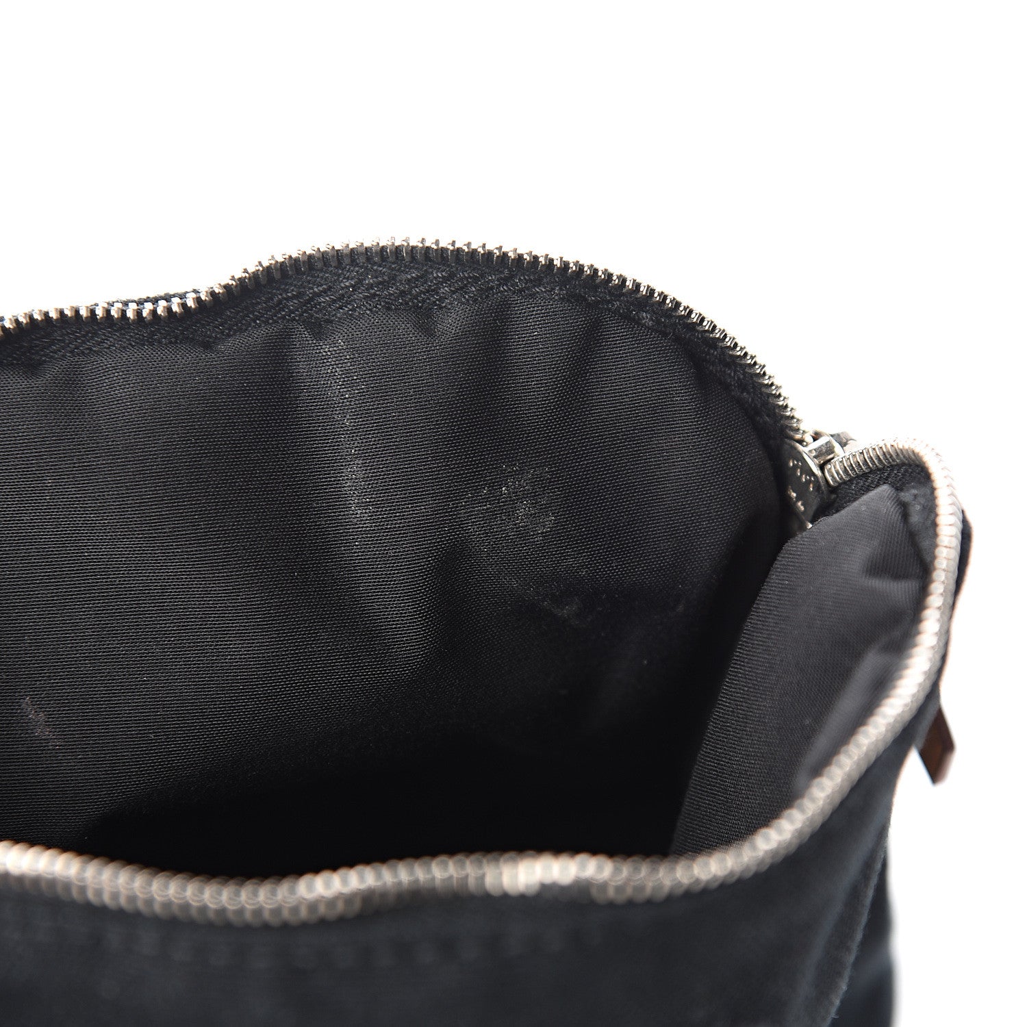 Hermes Cotton Canvas Mini Bolide Travel Cosmetic Pouch Black 5 of 8