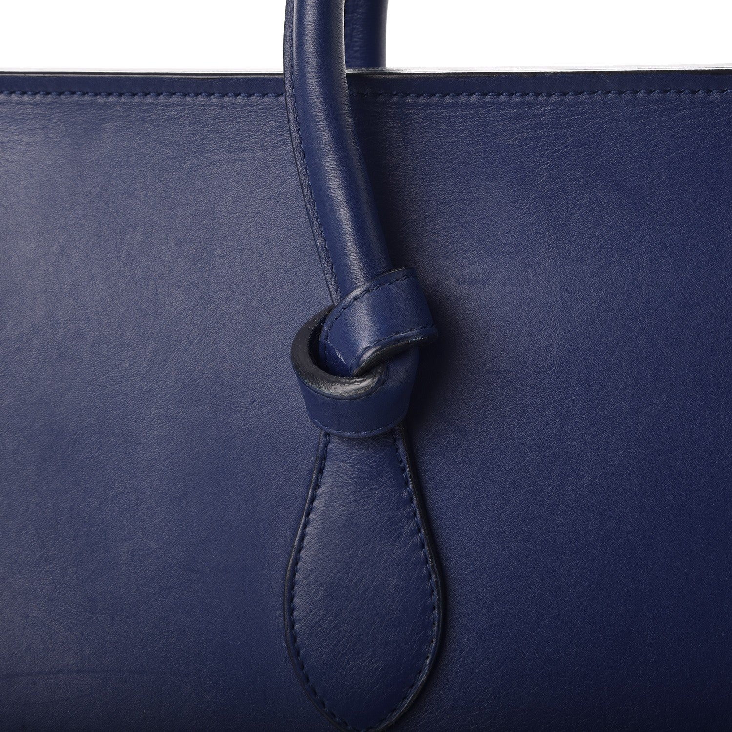 Celine Smooth Calfskin Small Tie Knot Tote Dark Indigo 13 of 23