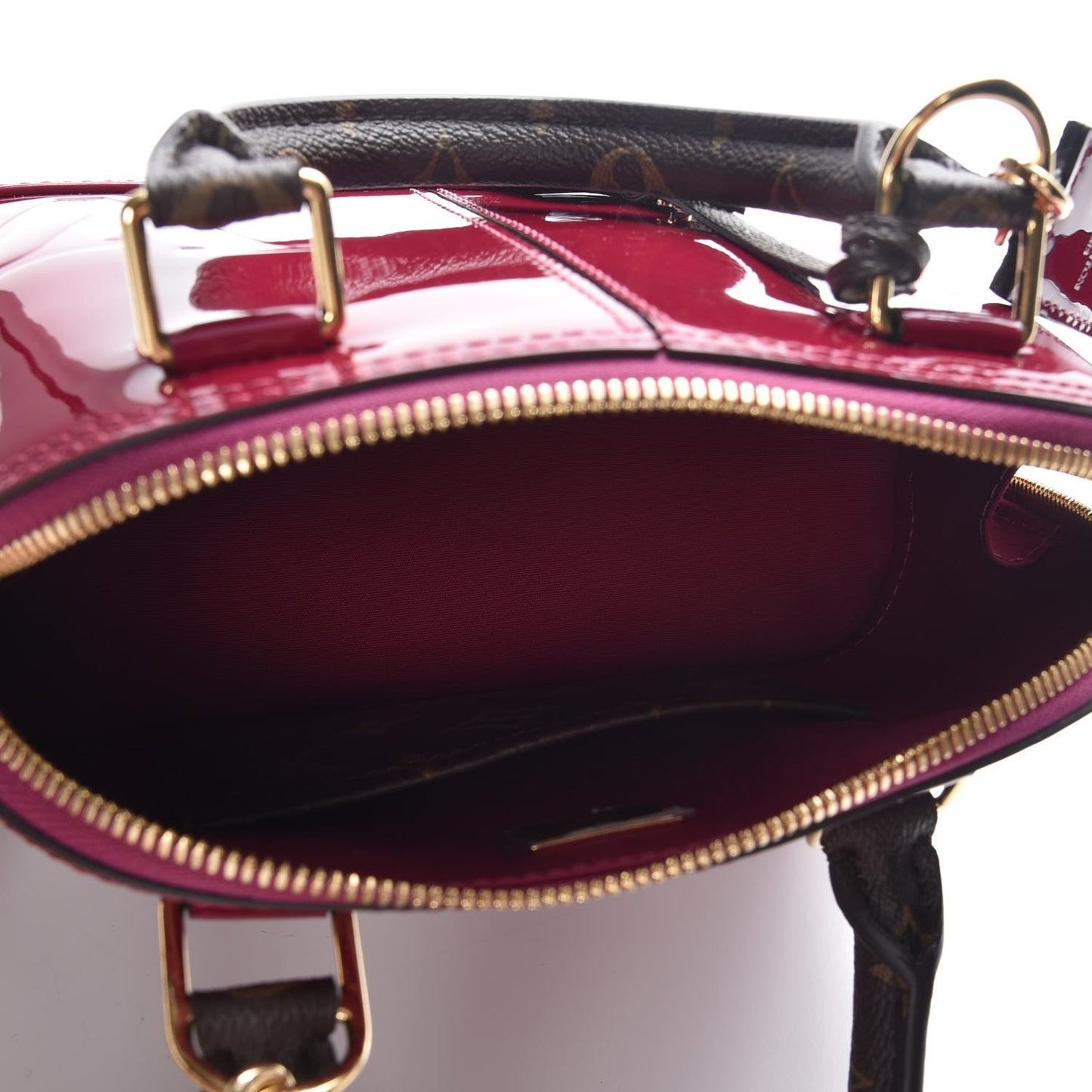 Patent Monogram Alma BB Magenta