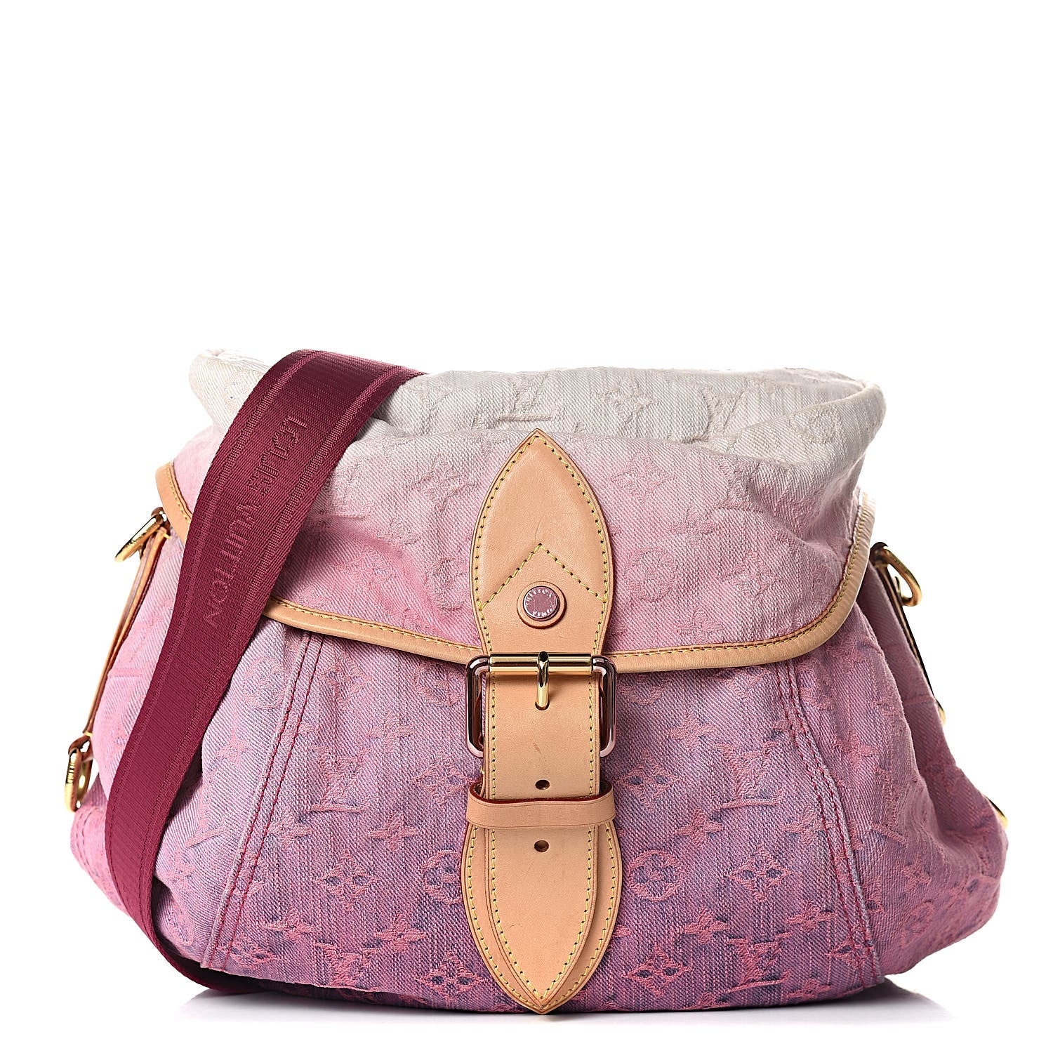 Louis Vuitton Denim Sunshine Messenger Rouge Fauviste 1 of 16