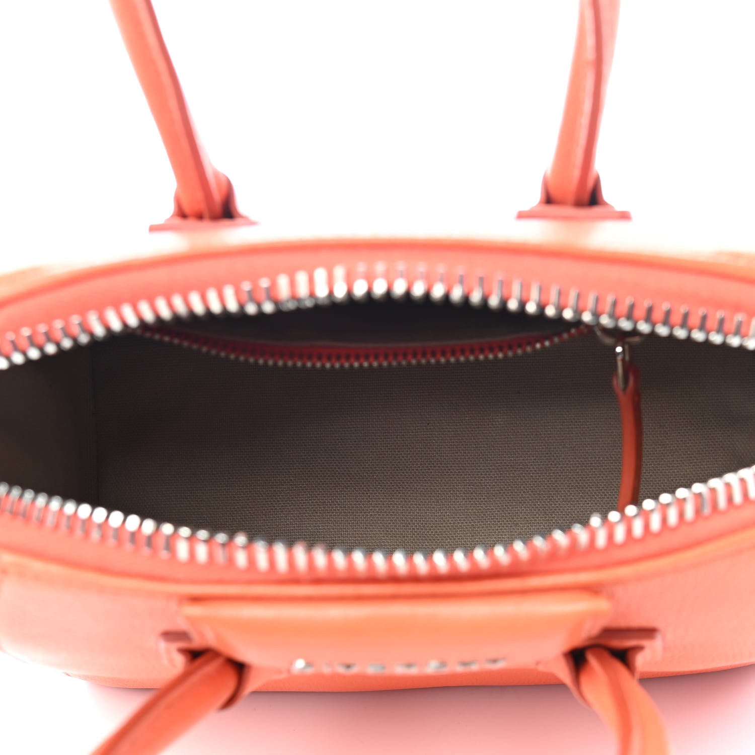 Givenchy Sugar Goatskin Mini Antigona Orange 4 of 15