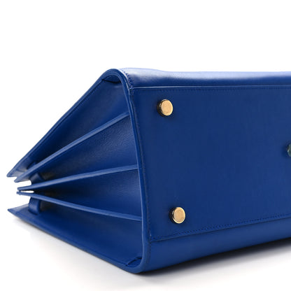 Saint Laurent Calfskin Small Sac De Jour Royal Blue 8 of 13