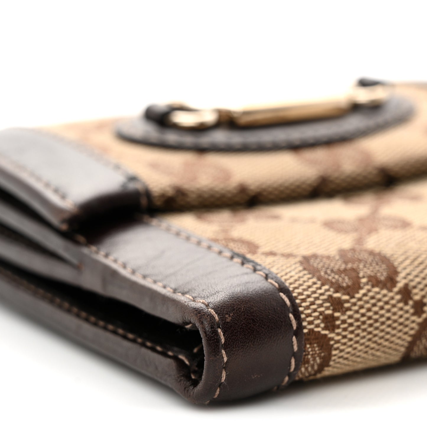 Monogram French Flap Wallet Dark Brown