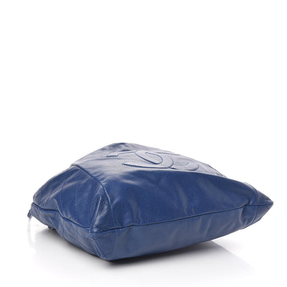 Chanel Caviar 31 Drawstring Tote Dark Blue 4 of 10