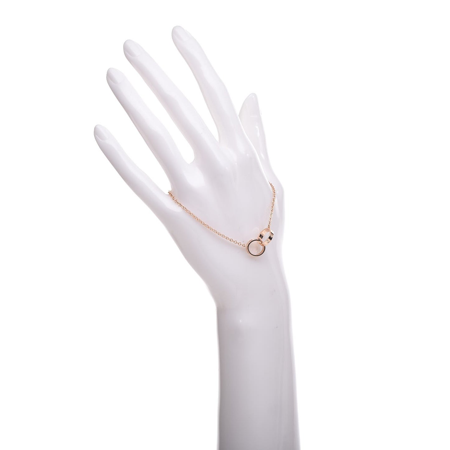 18K Pink Gold Interlocking LOVE Bracelet