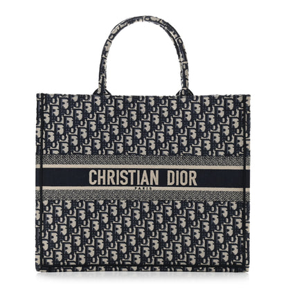 Christian Dior Oblique Book Tote Blue Multicolor 1 of 9