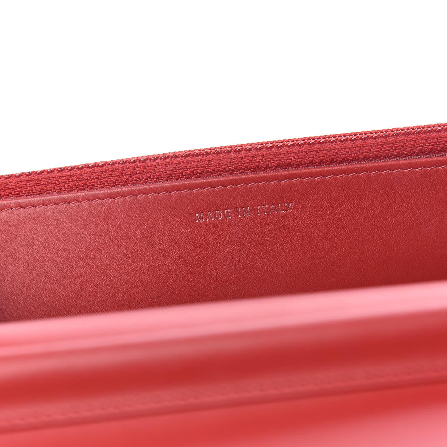 Chanel Caviar Quilted Boy Wallet On Chain WOC Red 7 of 13