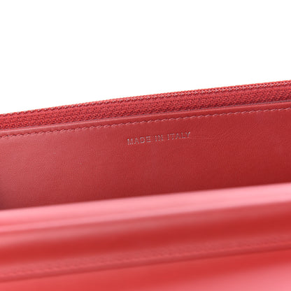 Chanel Caviar Quilted Boy Wallet On Chain WOC Red 7 of 13