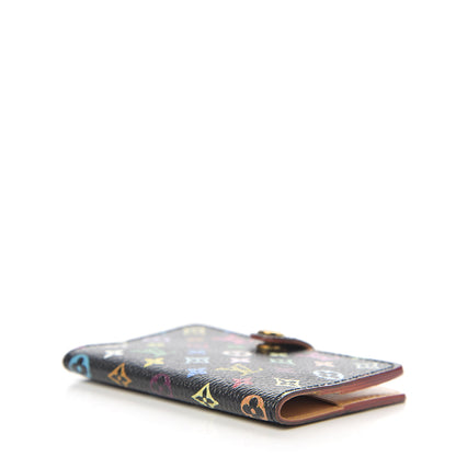 Louis Vuitton Monogram Multicolor Carnet de Bal Mini Agenda Cover Black 3 of 7