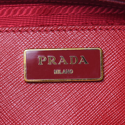 Prada Saffiano Medium Galleria Double Zip Tote Fuoco 6 of 10