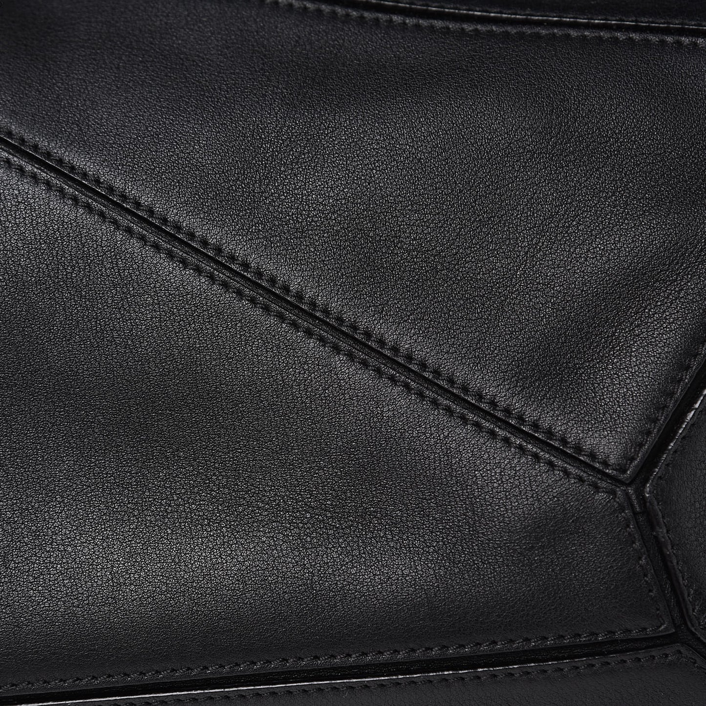 Calfskin Medium Puzzle Bag Black