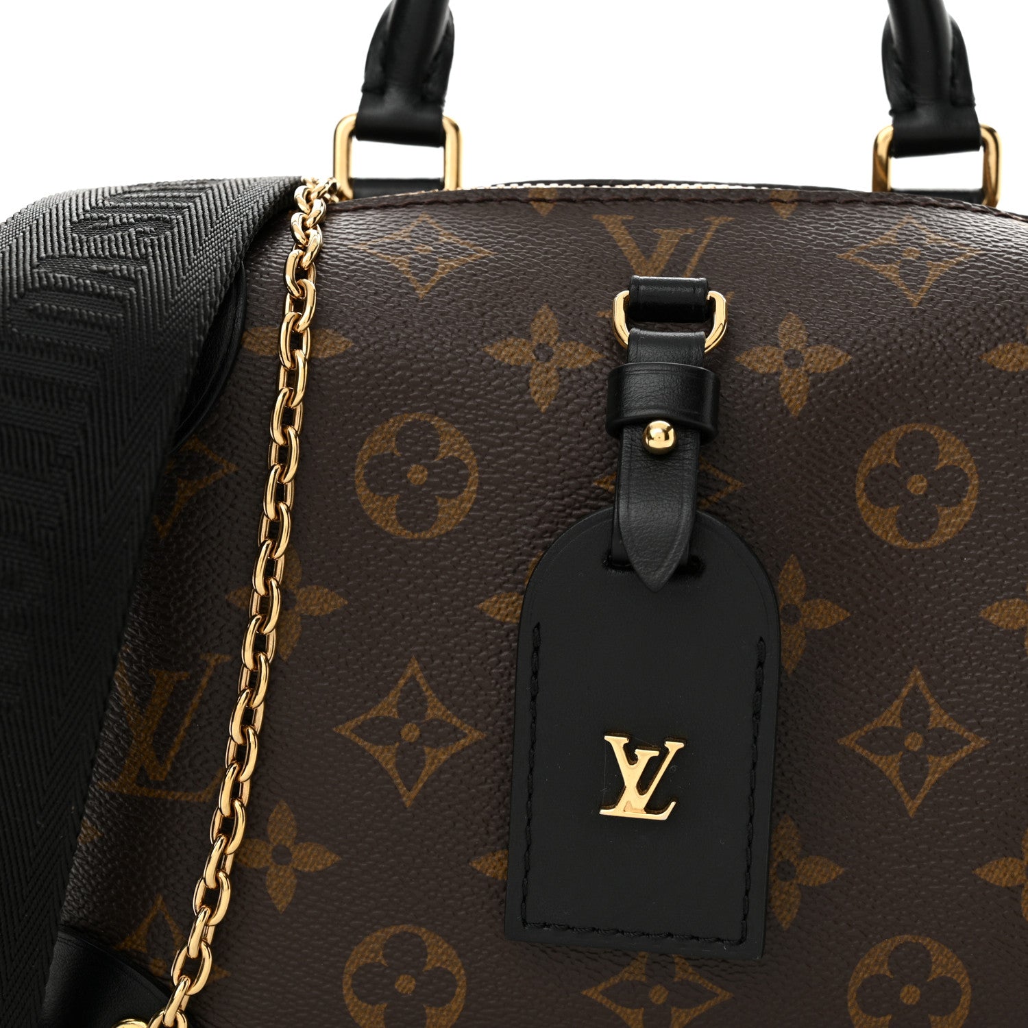 Louis Vuitton Monogram Petite Malle Souple Black 7 of 11