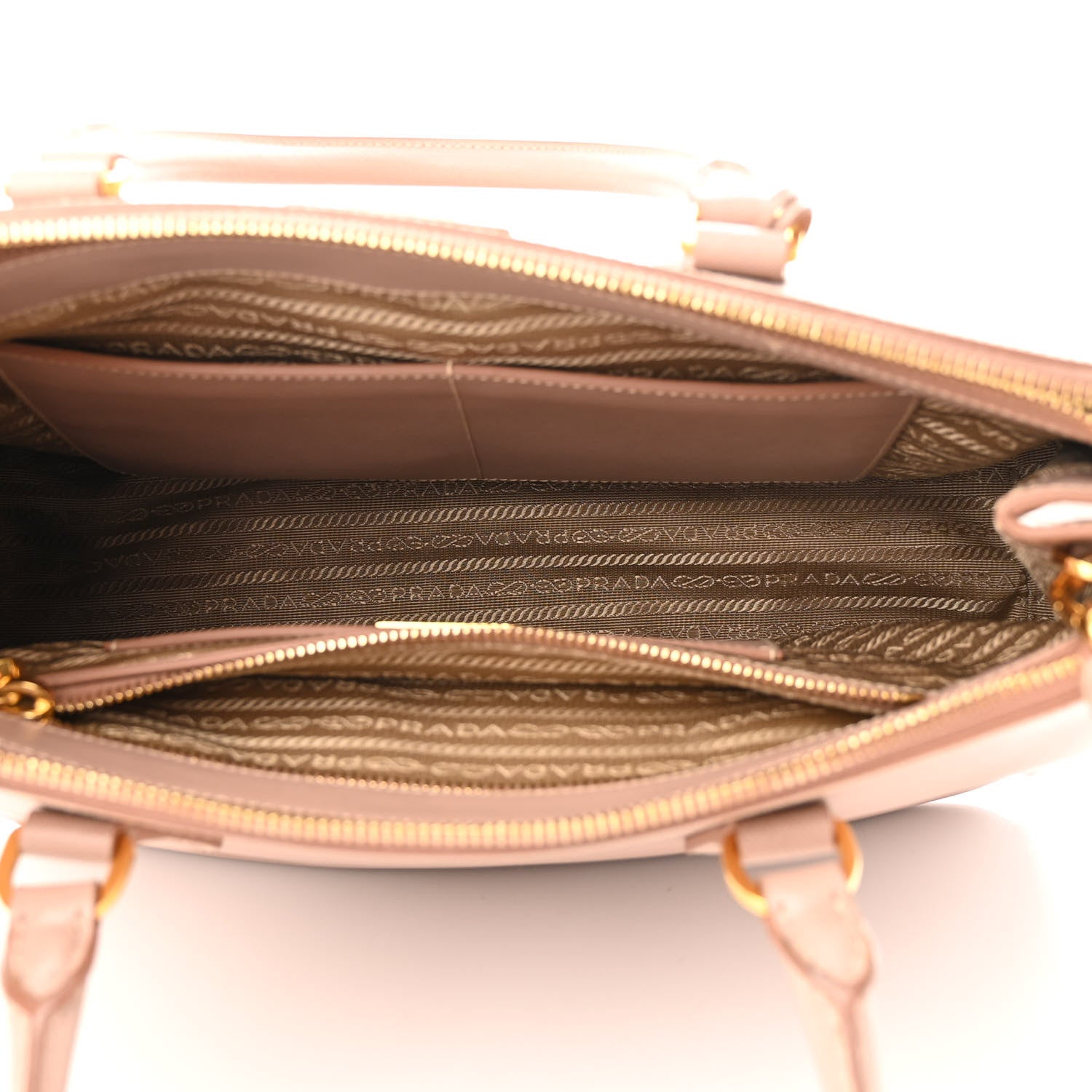 Prada Saffiano Lux Galleria Double Zip Tote Cammeo 5 of 11