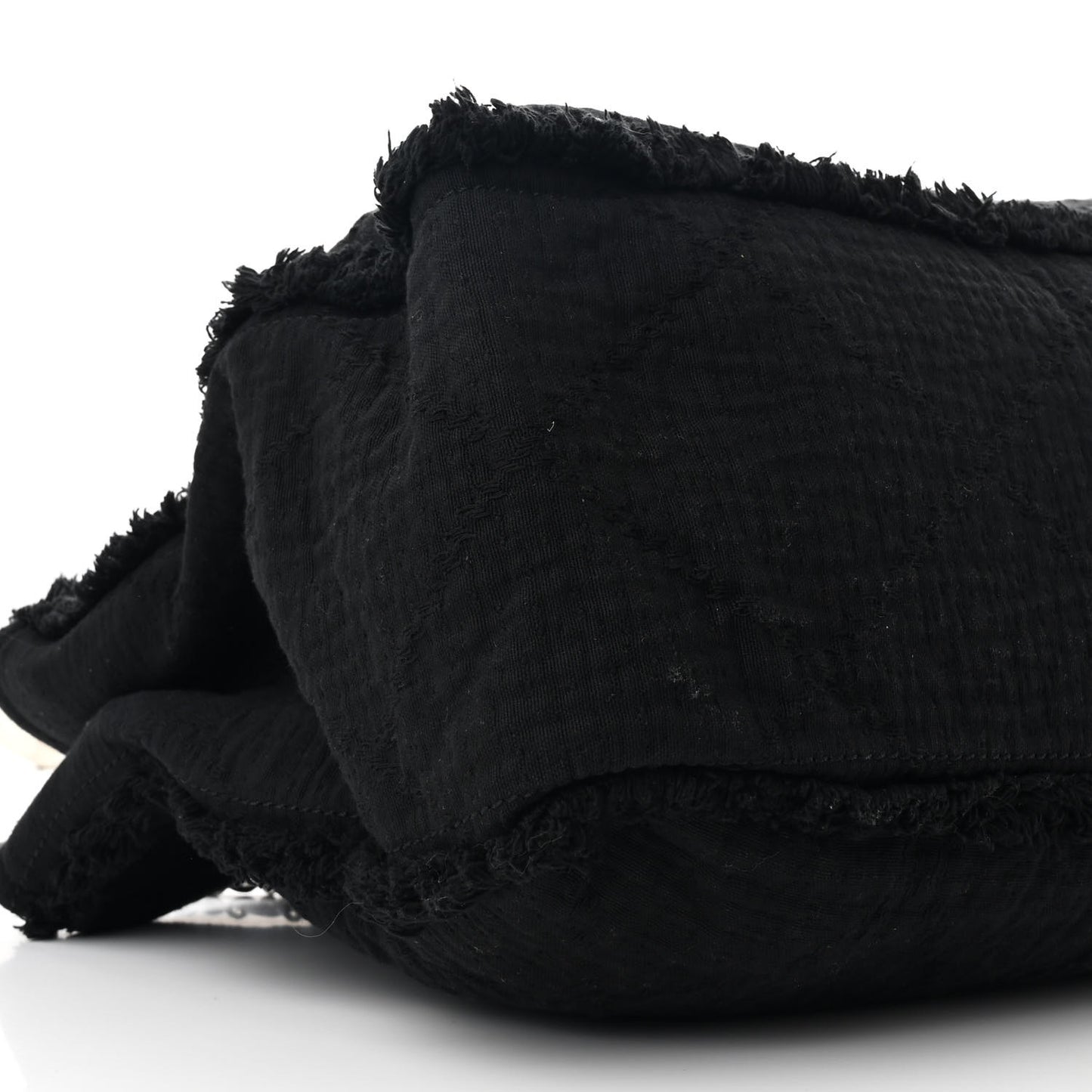 Canvas Extra Large Double Face Shopping Tote Black