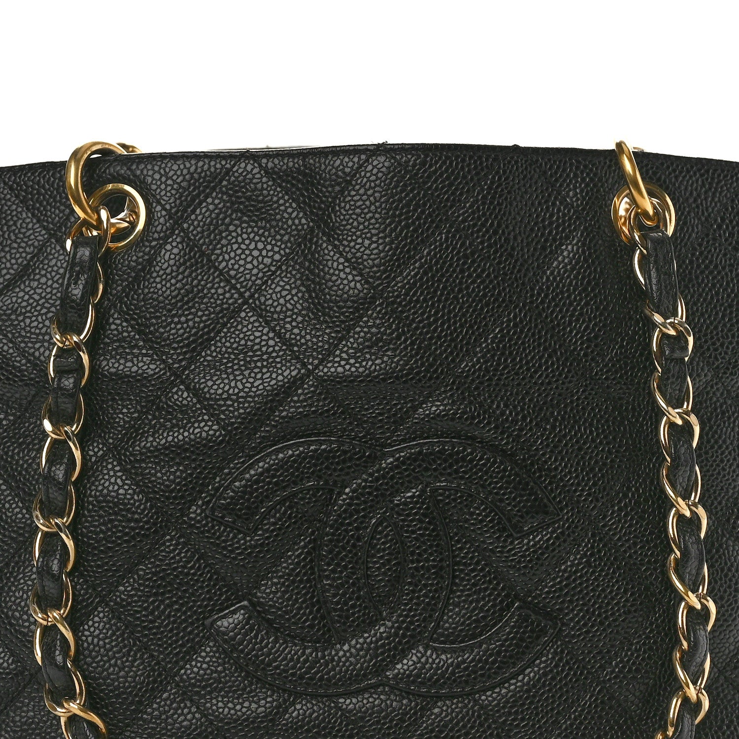 Chanel Caviar Quilted Petit Timeless Tote PTT Black 8 of 10