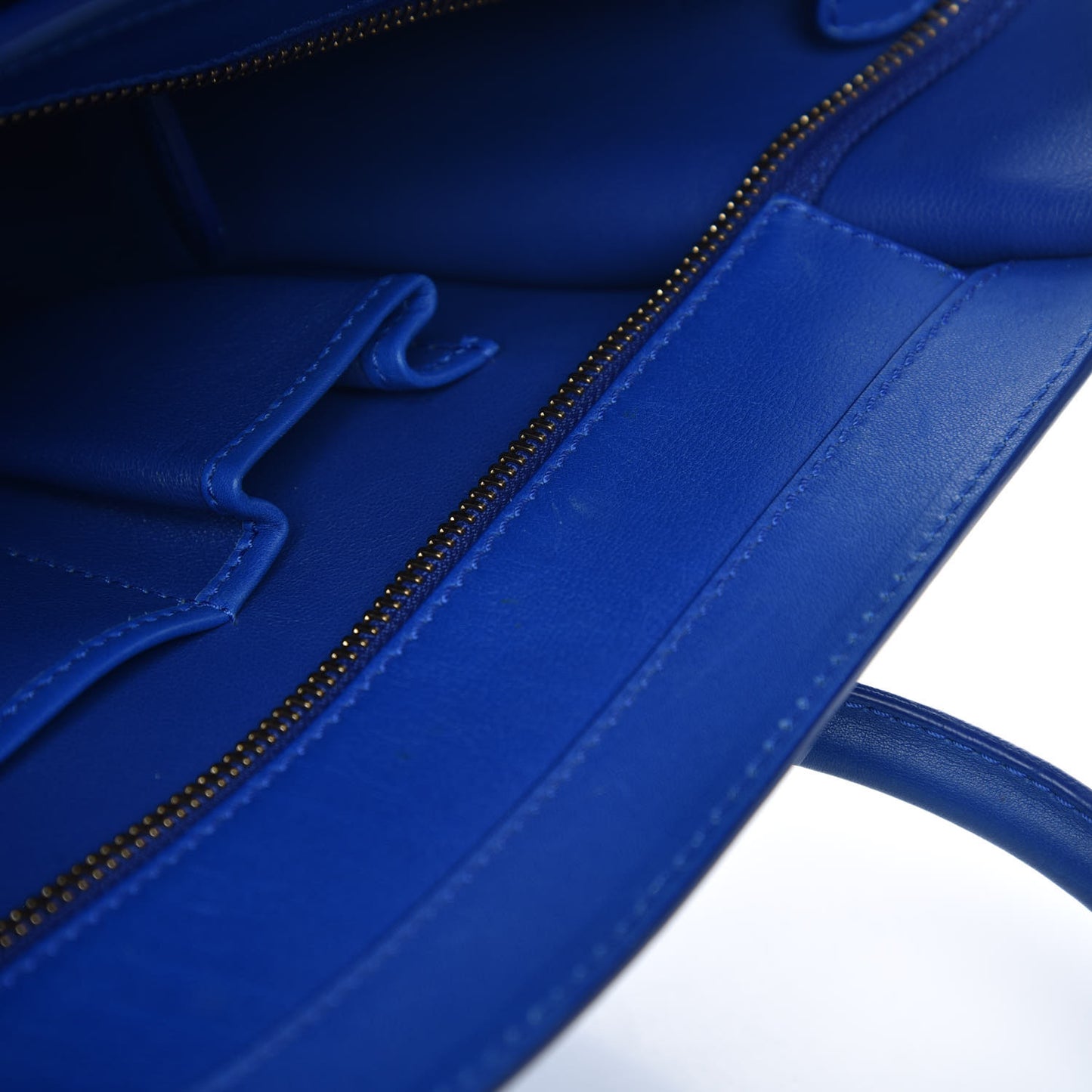 Smooth Calfskin Mini Luggage Royal Blue