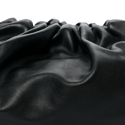 Bottega Veneta Smooth Butter Calf The Pouch Oversized Clutch Black 9 of 12