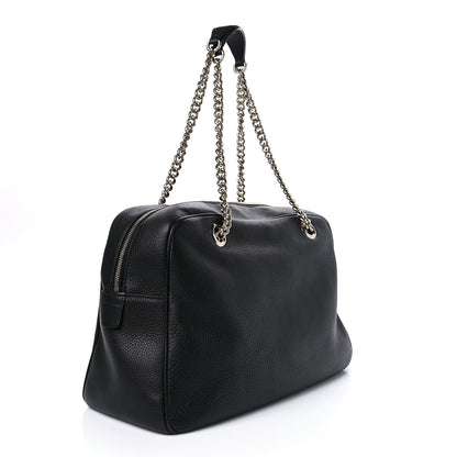 Gucci Pebbled Calfskin Medium Soho Bowler Black 3 of 10