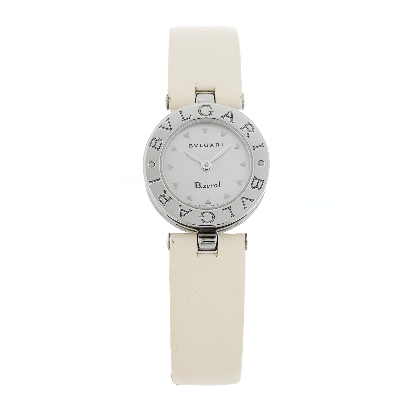 Stainless Steel Calfskin Mother of Pearl 22mm B.Zero1 Quartz Watch