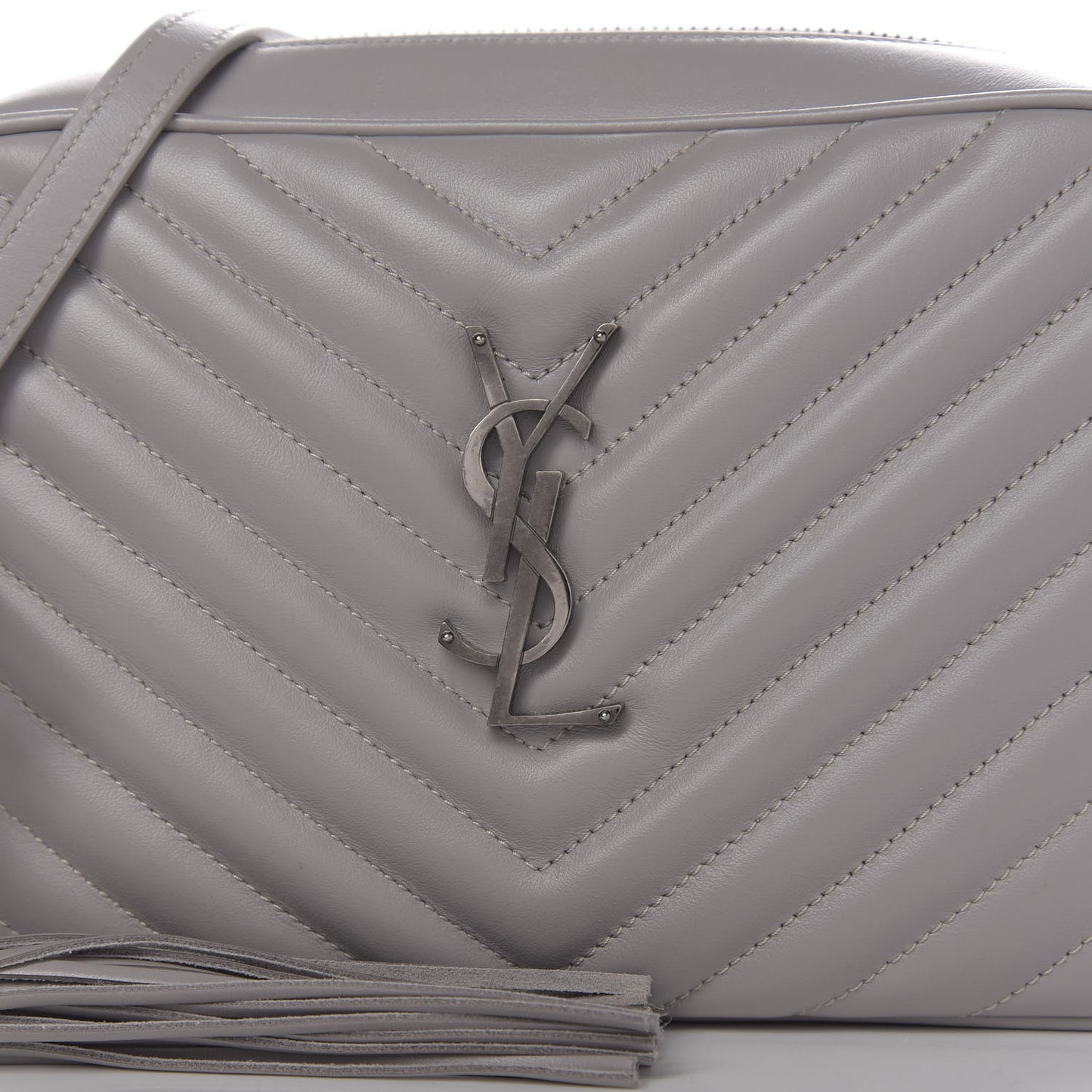 Calfskin Matelasse Monogram Lou Camera Bag Granite