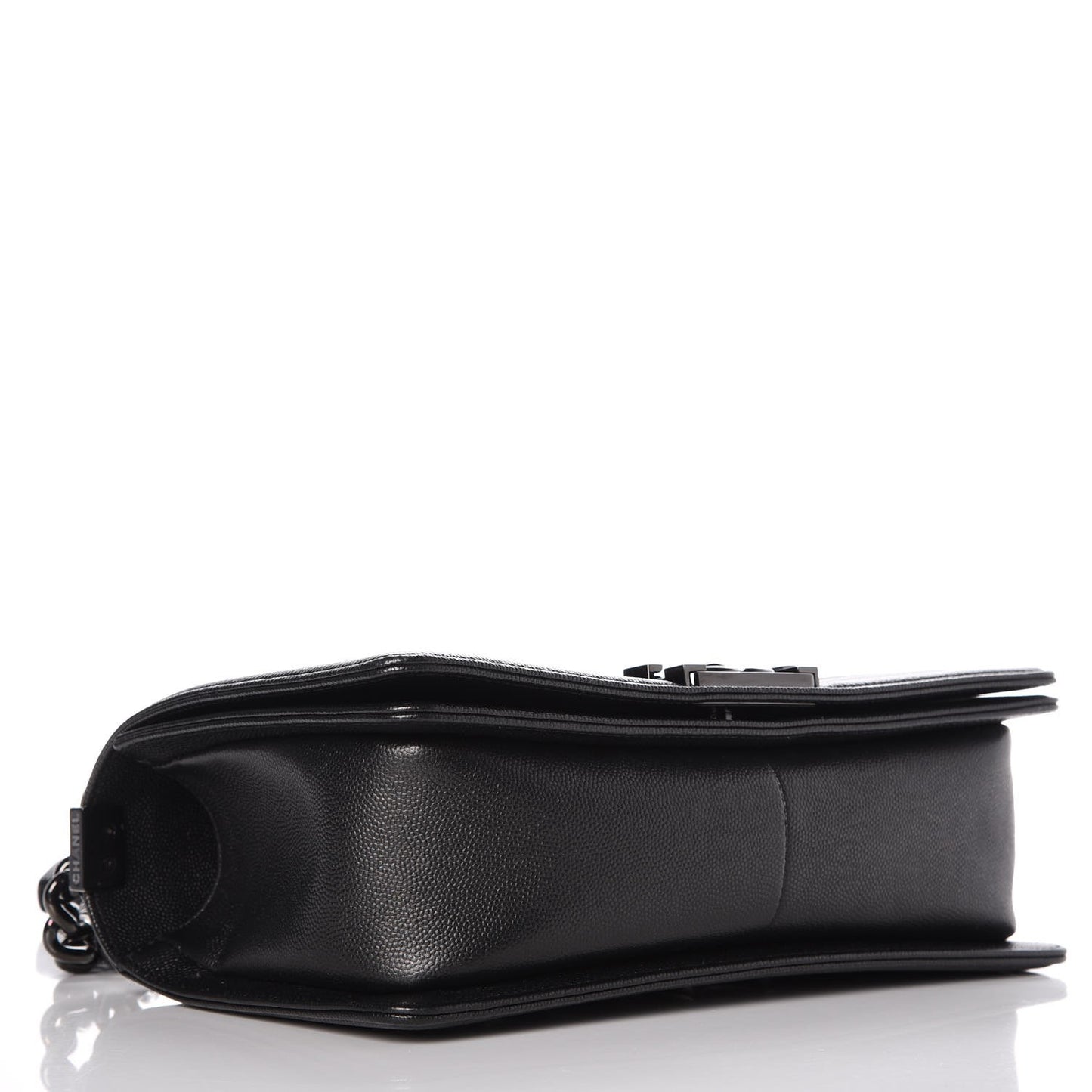 Caviar Quilted Medium Boy Flap So Black