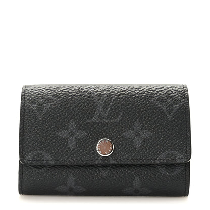 Louis Vuitton Monogram Eclipse Multicles 6 Key Holder 1 of 7