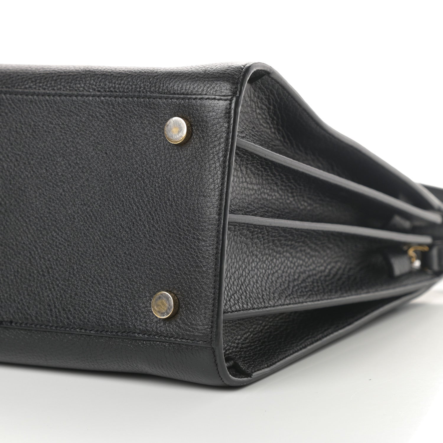 Saint Laurent Grained Calfskin Small Sac De Jour Black 10 of 14