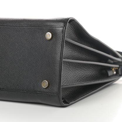 Saint Laurent Grained Calfskin Small Sac De Jour Black 10 of 14