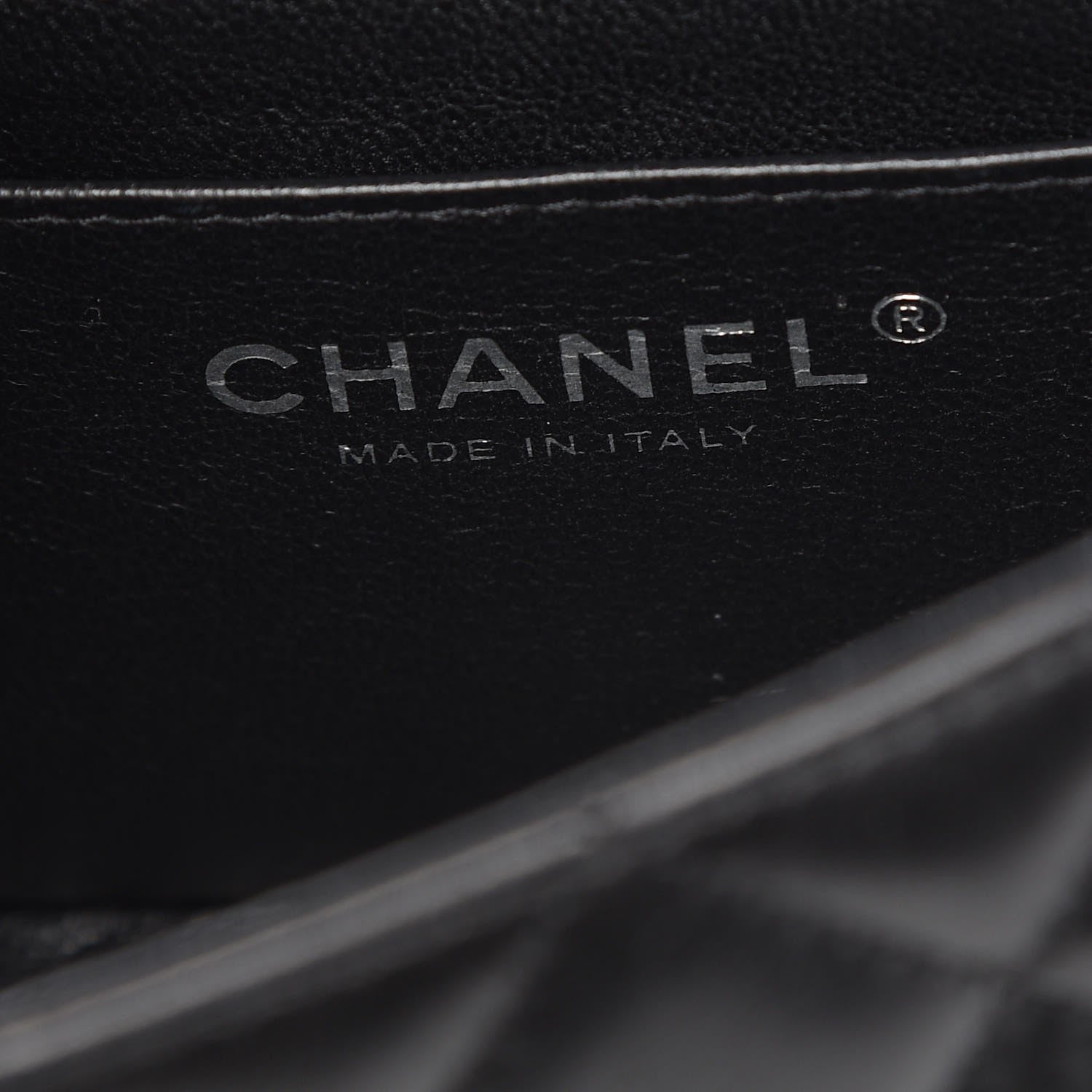 Chanel Lambskin Quilted Mini Rectangular Flap Black 7 of 8