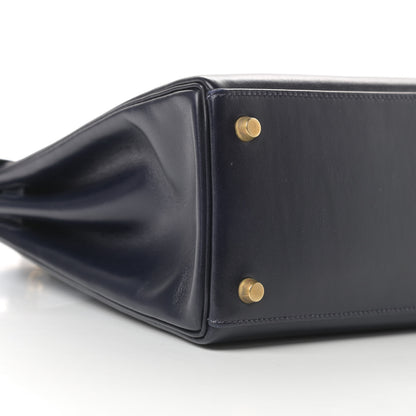 Hermes Box Kelly Retourne 32 Indigo 9 of 14