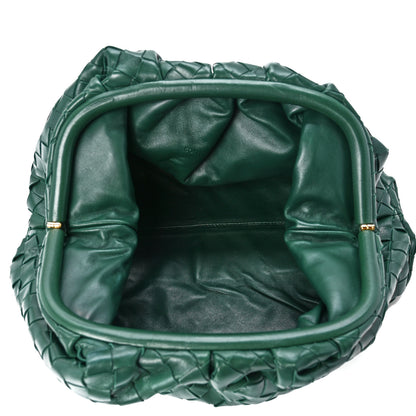 Bottega Veneta Nappa Maxi Intrecciato The Pouch Oversized Clutch Raintree 5 of 12