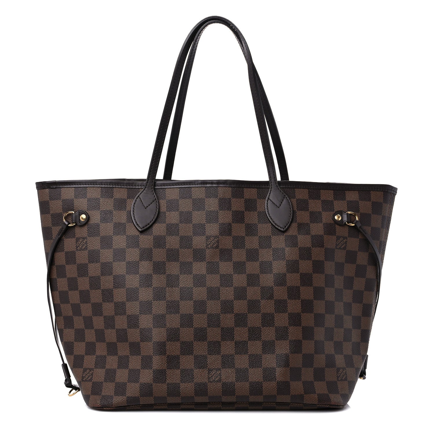 Louis Vuitton Damier Ebene Neo Neverfull MM Rose Ballerine 1 of 15