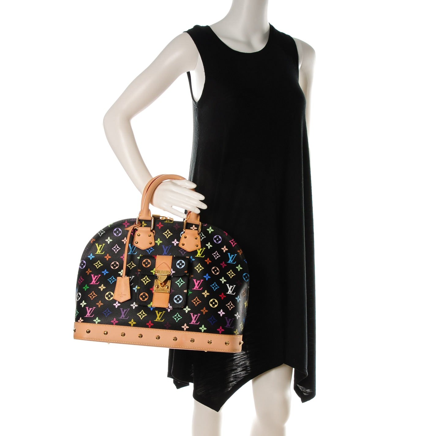 Monogram Multicolor Alma GM Black