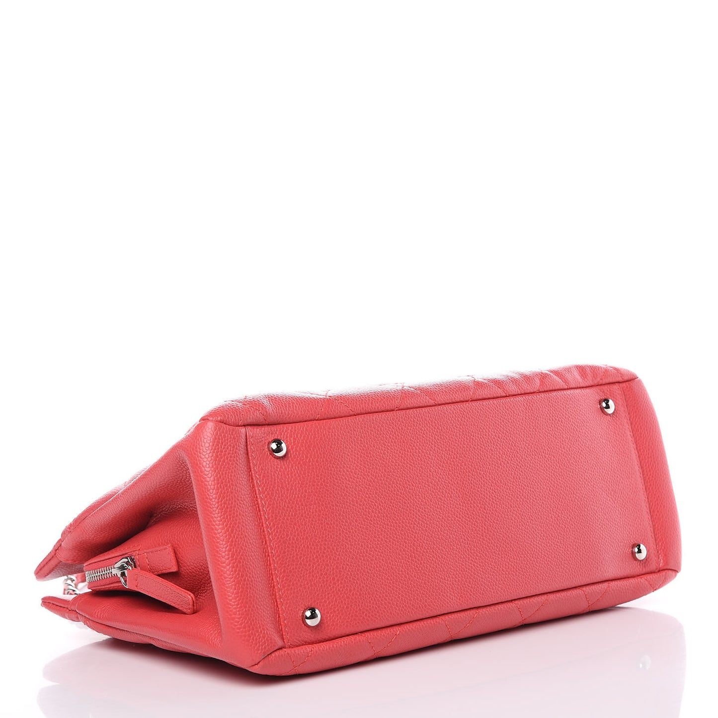Caviar Quilted Timeless CC Soft Tote Pink
