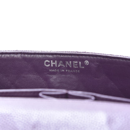 Chanel Caviar Quilted East West Flap Purple 6 of 12
