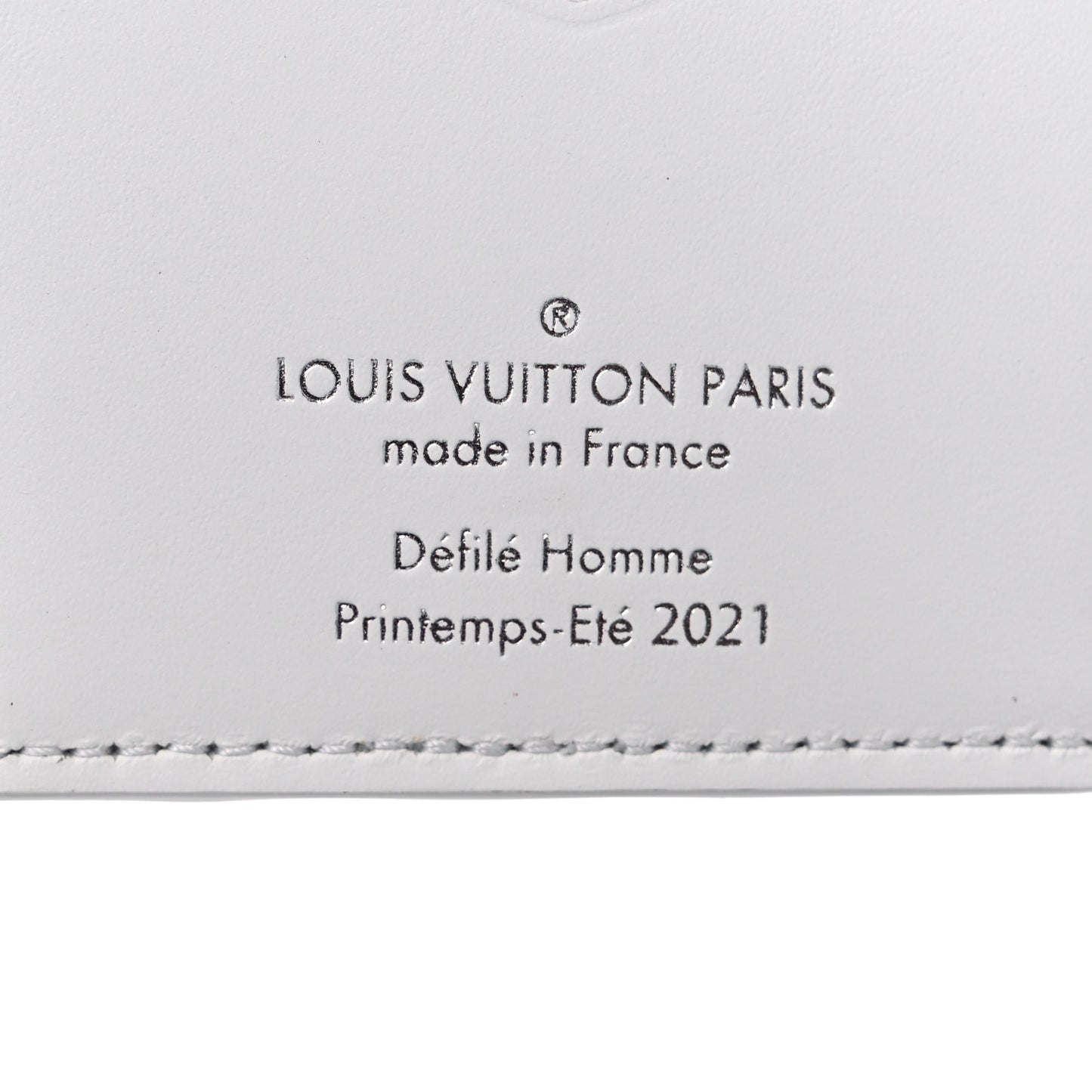Taurillon Monogram LV Friends Pocket Organizer White