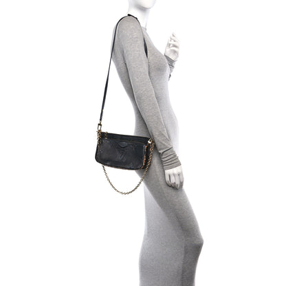 Louis Vuitton Empreinte Monogram Giant Wild At Heart Multi Pochette Accessories Black 2 of 10