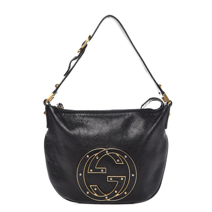 Gucci Calfskin Small Blondie Hobo Black 1 of 9