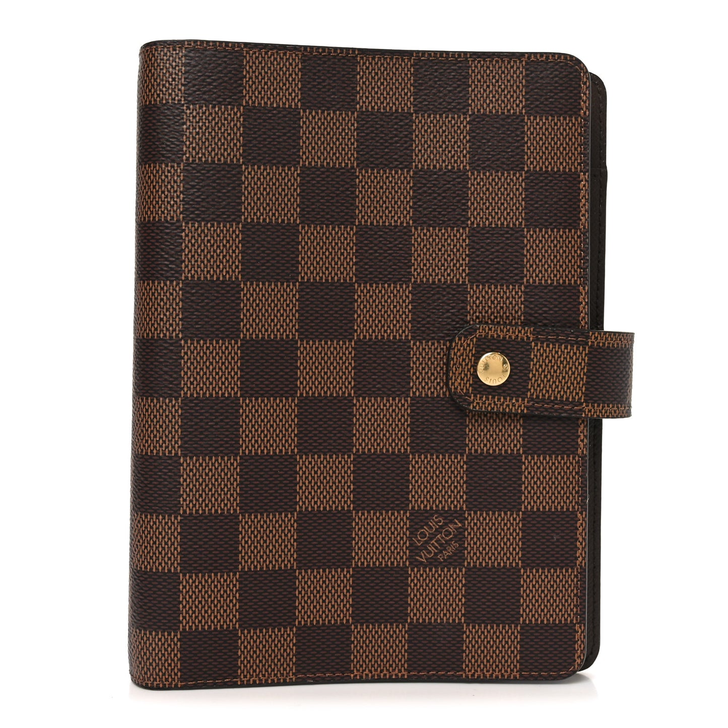 Damier Ebene Medium Ring Agenda Cover