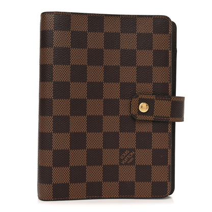 Louis Vuitton Damier Ebene Medium Ring Agenda Cover 1 of 6