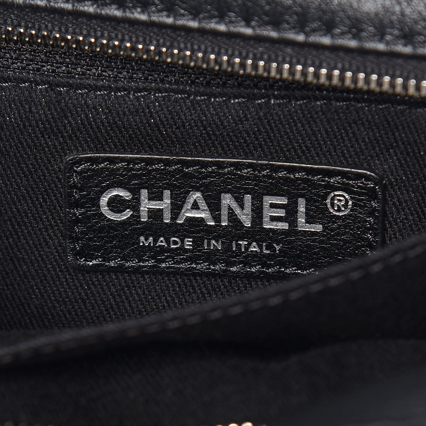 Calfskin Quilted In The Business North South Tote Black