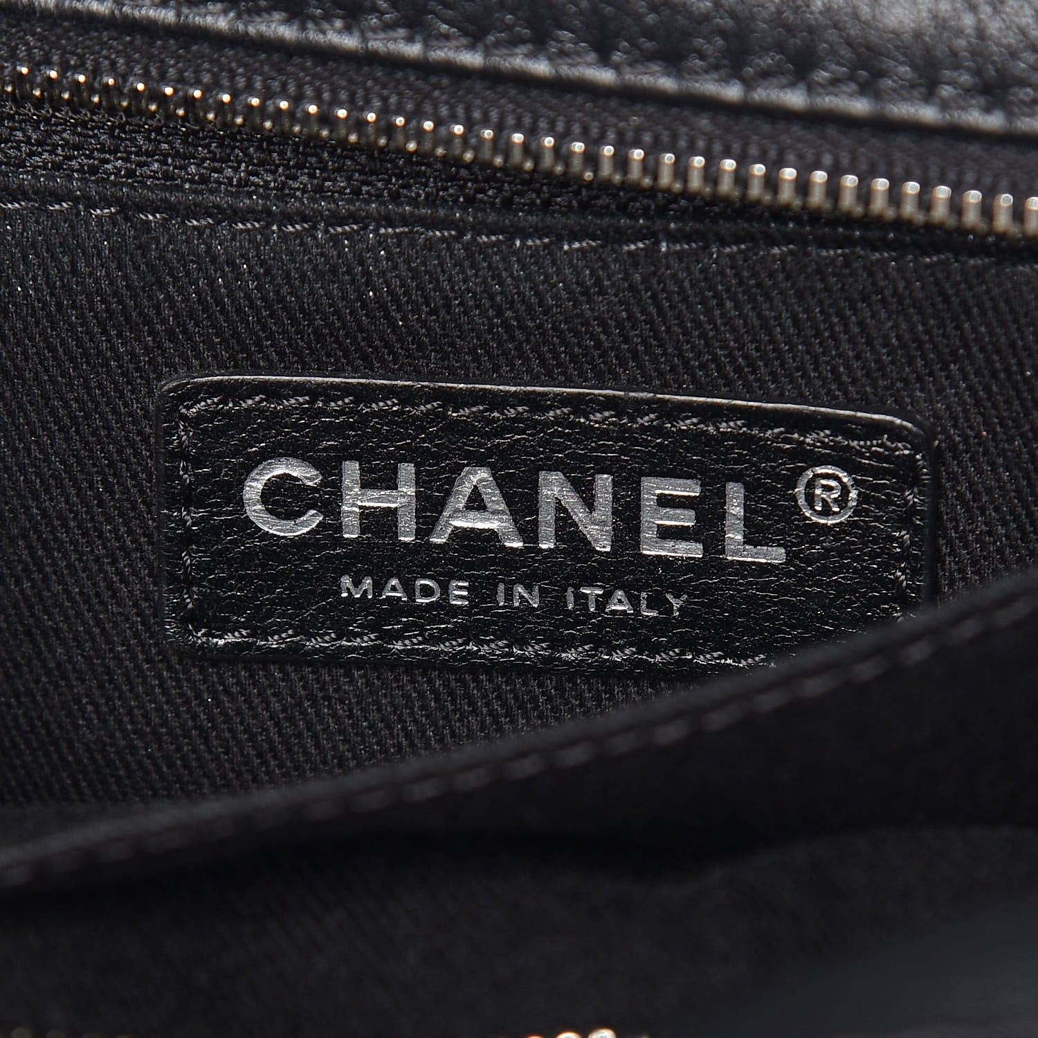 Chanel Calfskin Quilted In The Business North South Tote Black 6 of 15